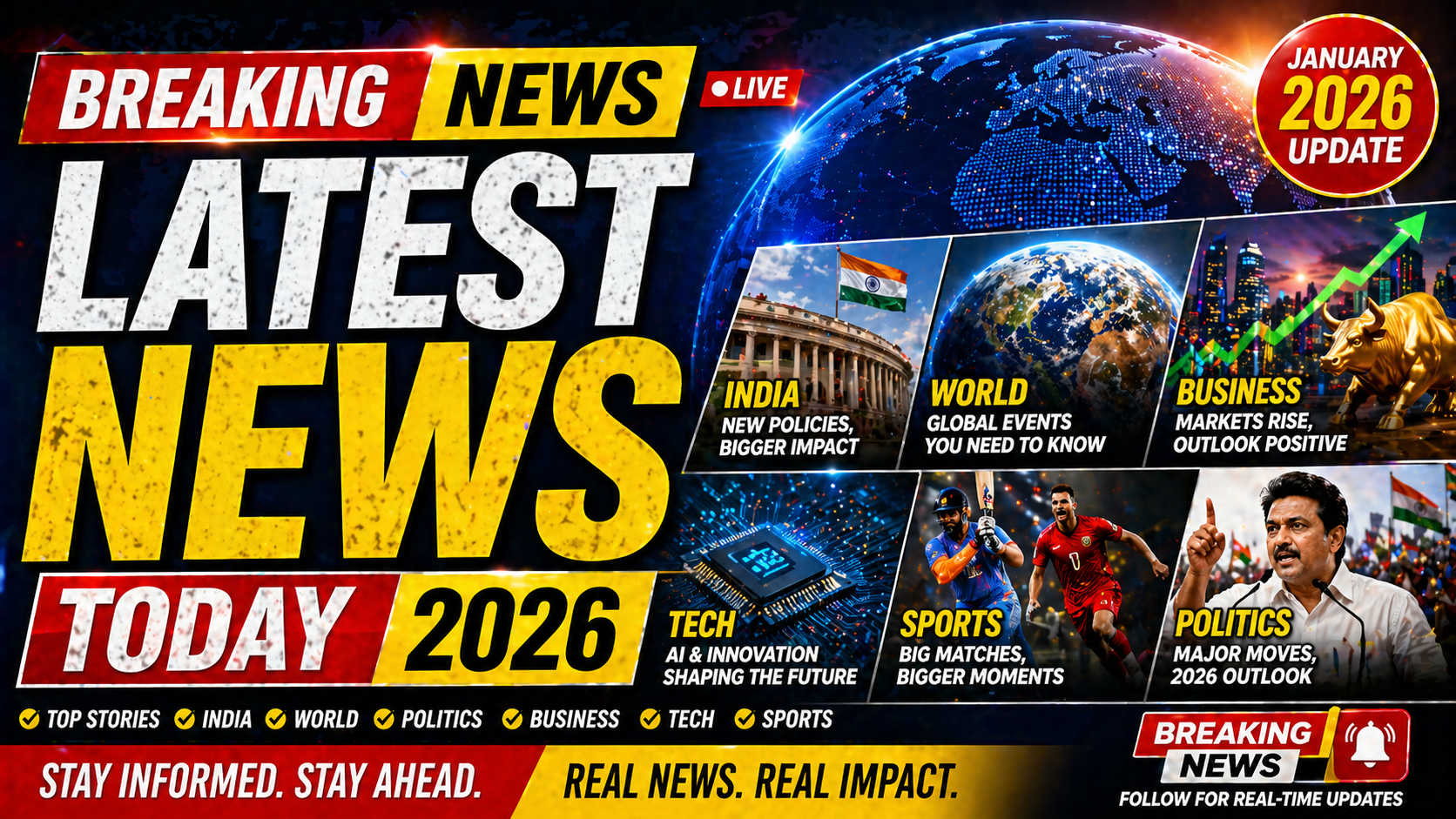 Latest News Today 2026