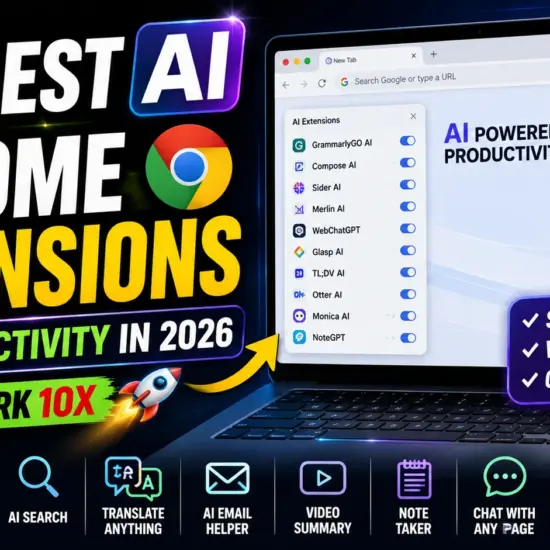 10 Best AI Chrome Extensions for Productivity in 2026 (Boost Work 10X)