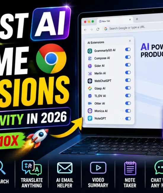 10 Best AI Chrome Extensions for Productivity in 2026 (Boost Work 10X)