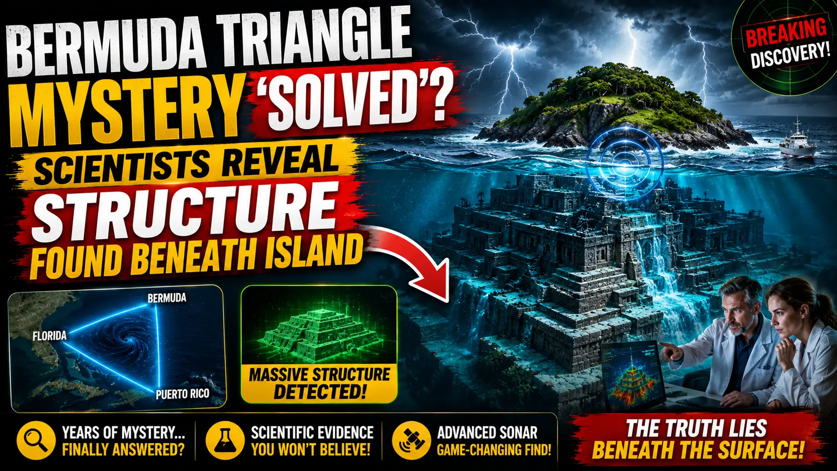 Bermuda Triangle Mystery 'Solved'? Scientists Reveal Structure Found Beneath Island