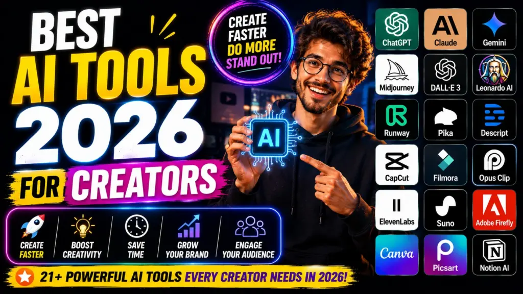 Best AI Tools 2026 for Creators