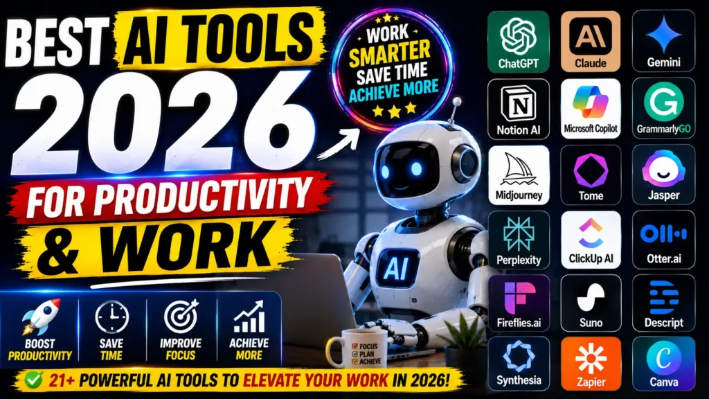 Best AI Tools 2026 for Productivity & Work
