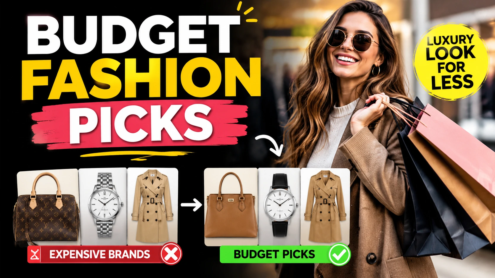 Budget fashion picks for luxury look