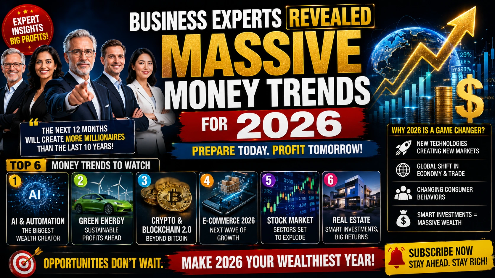 Business Experts Revealed Massive Money Trends for 2026