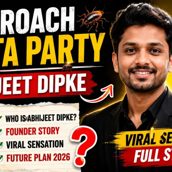 Cockroach Janta Party founder Abhijeet Dipke viral movement
