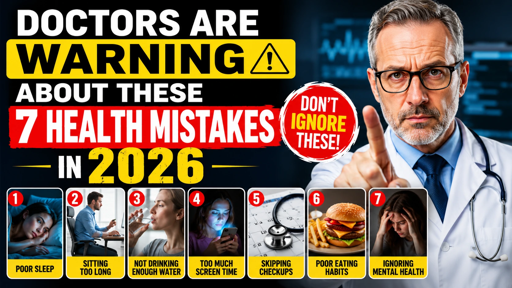 Doctors warn about health mistakes 2026