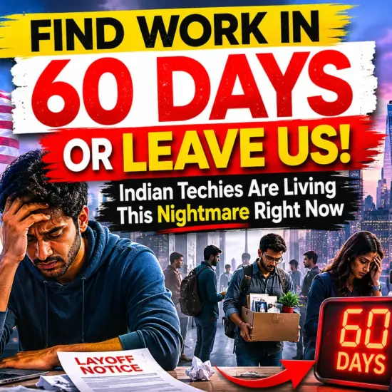 Find Work In 60 Days Or Leave US: Indian Techies Are Living This Nightmare Right Now