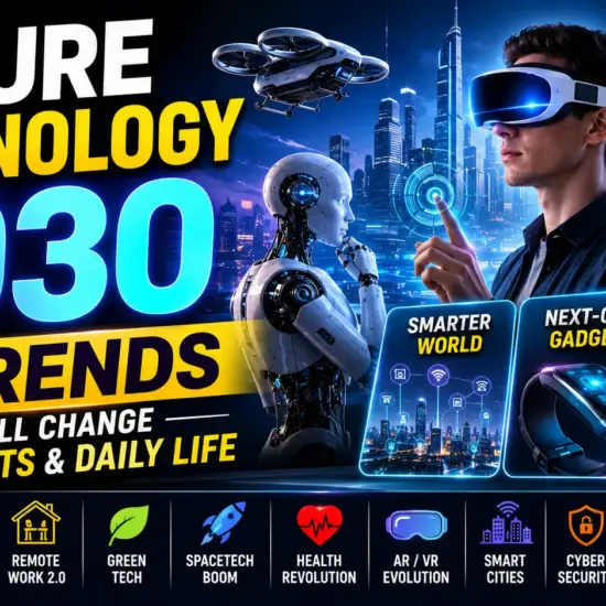 Future Technology 2030: 17 Trends That Will Change Jobs, Gadgets & Daily Life