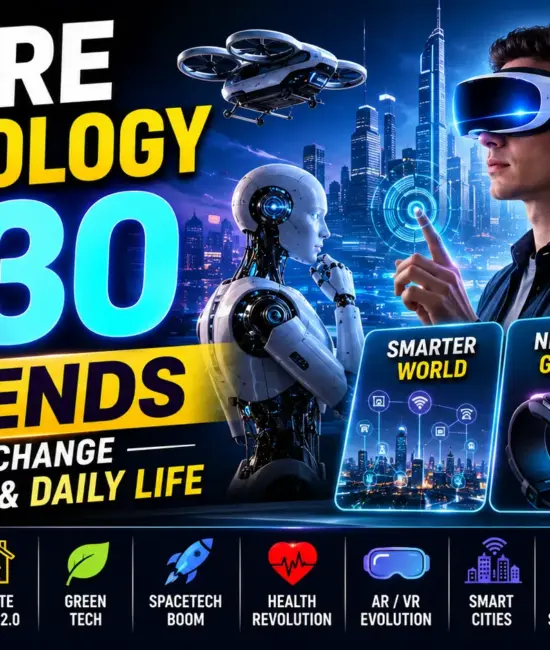 Future Technology 2030: 17 Trends That Will Change Jobs, Gadgets & Daily Life