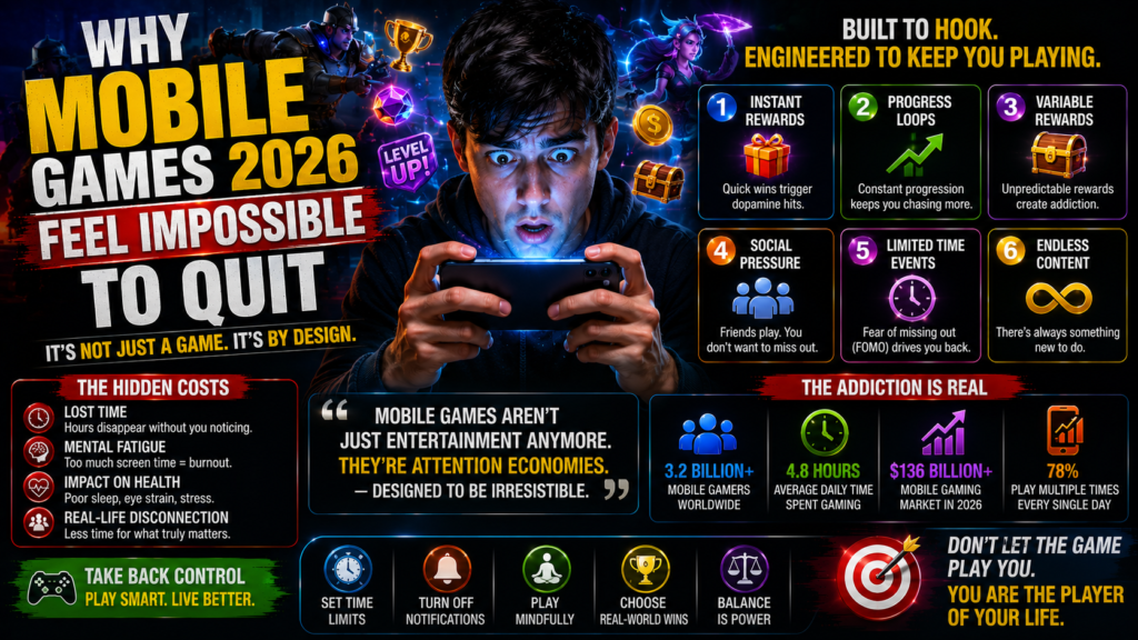 Why Mobile Games 2026 Feel Impossible to Quit