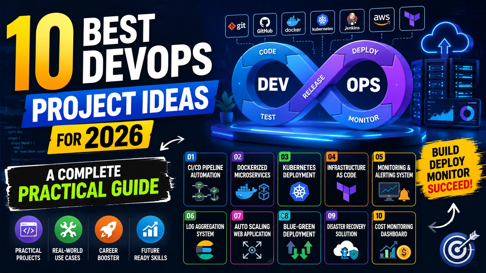 10 Best DevOps Project Ideas for 2026 A Complete Practical Guide