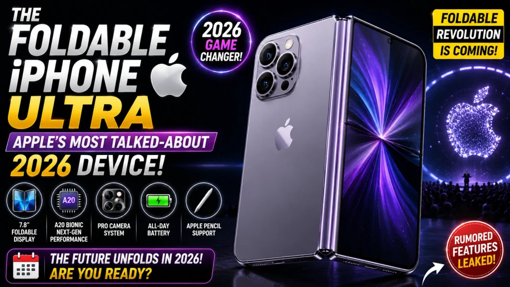 Apple Foldable iPhone 2026 Unveiled