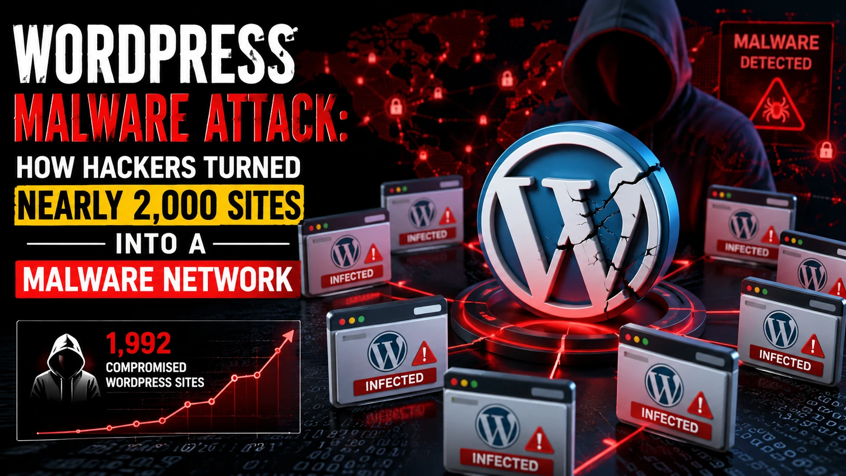 WordPress Malware Network Alert